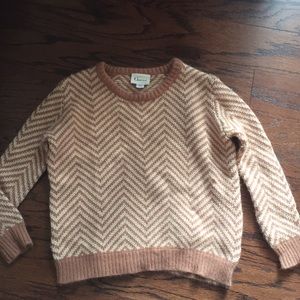 Anthropologie wool chevron sweater